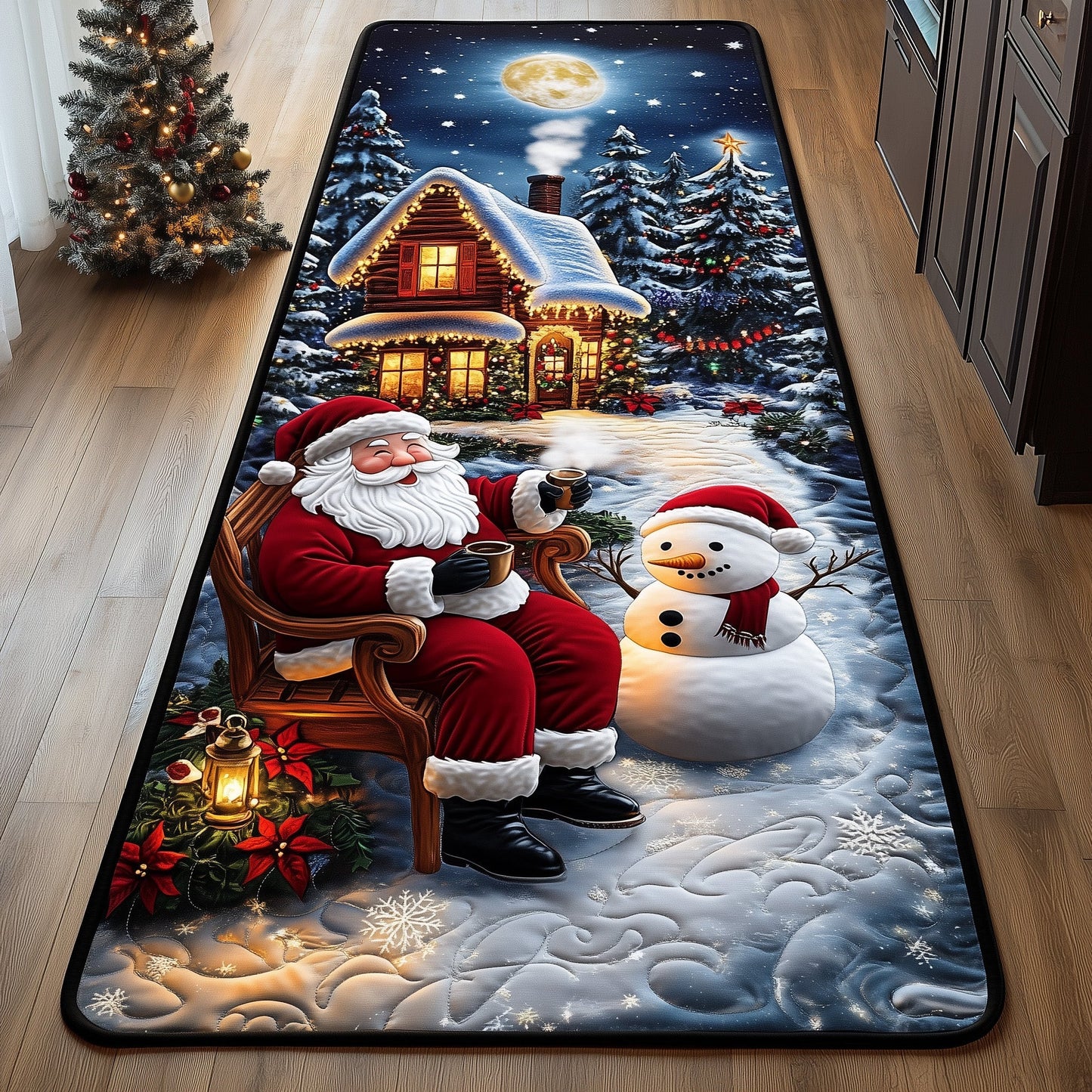 Santa Joy Runner Rug GFTOHD10881