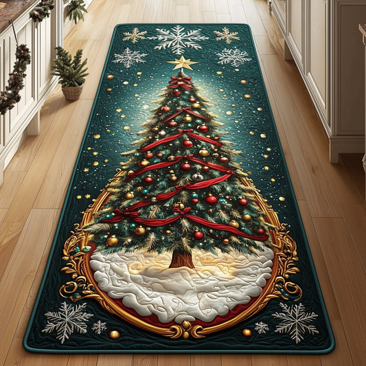 Winter PIne Tree Runner Rug GFTOHD10884