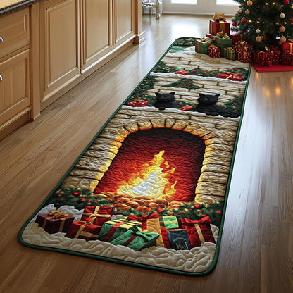Holiday Fireplace Runner Rug GFTOHD10918