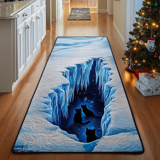 Black Cat Runner Rug GFTOHD10919