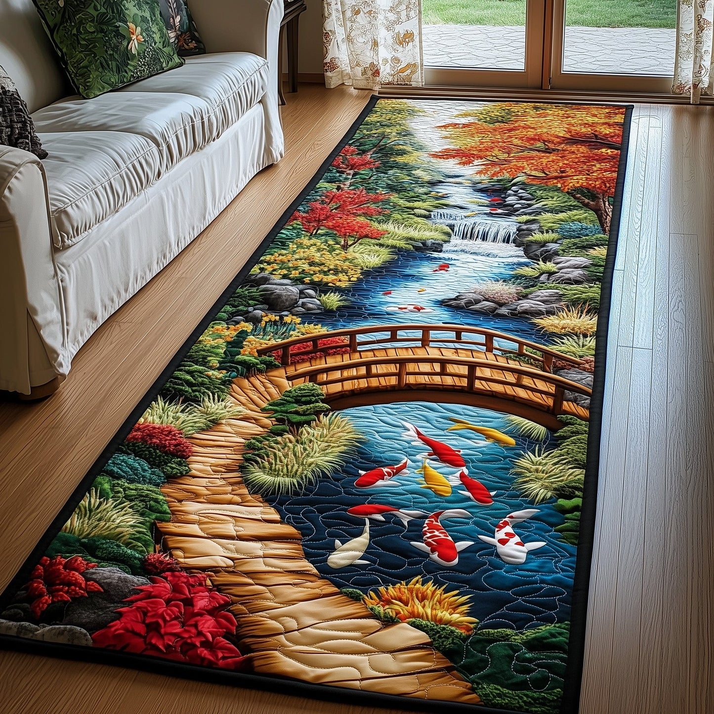 Koi Spirit Runner Rug GFTOHD10954