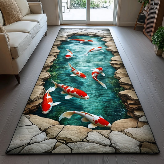 Koi Flow Runner Rug GFTOHD10961