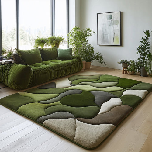 Moss Green Area Rug GFTOHD10981