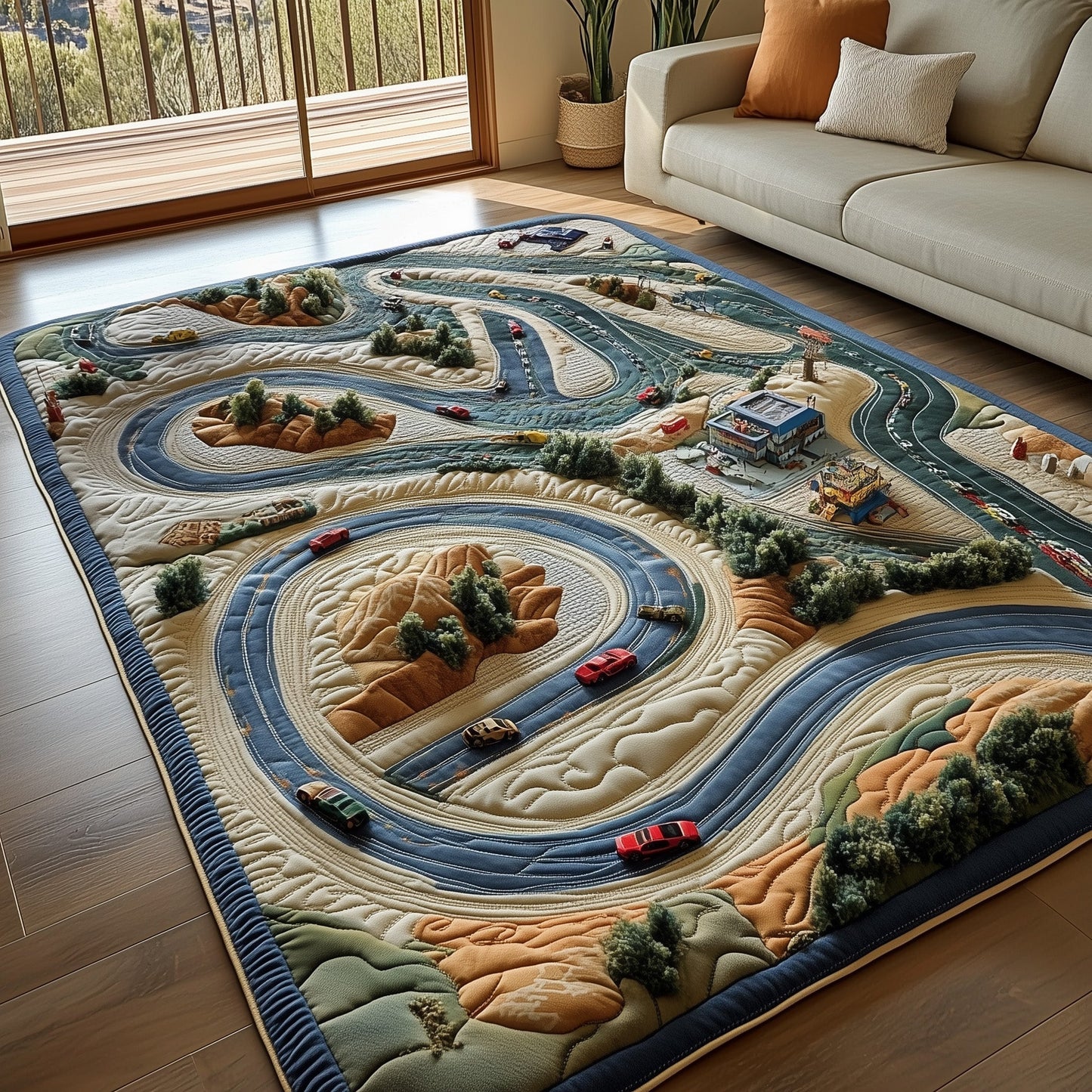Racetrack Area Rug GFTOHD10984