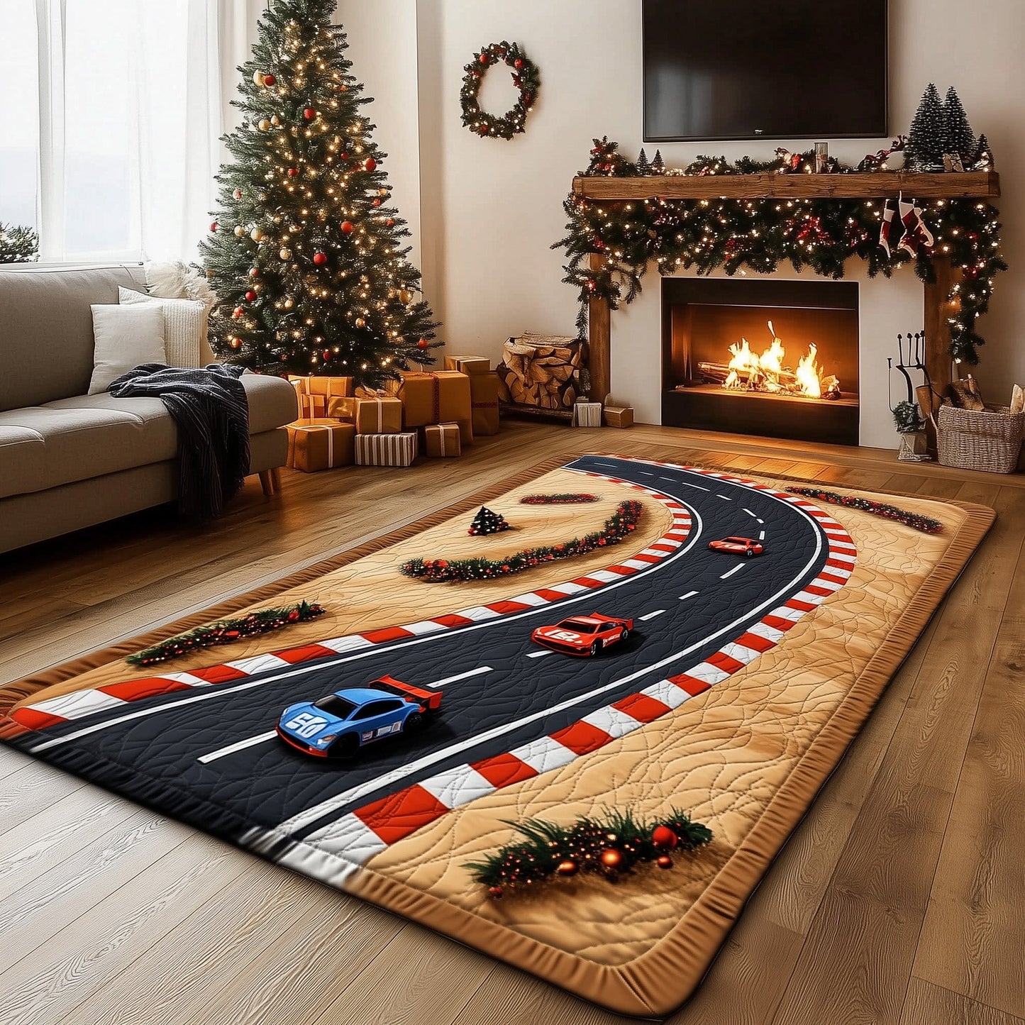 Racetrack Area Rug GFTOHD10986