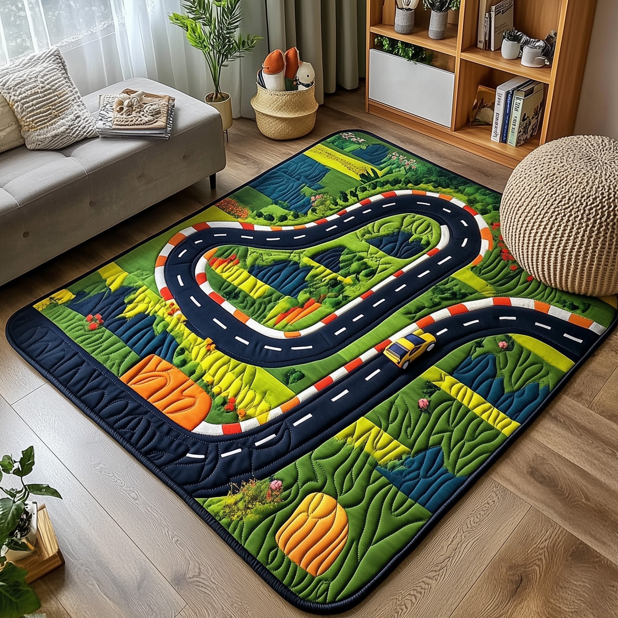 Racetrack Area Rug GFTOHD10987 – Patchique Store