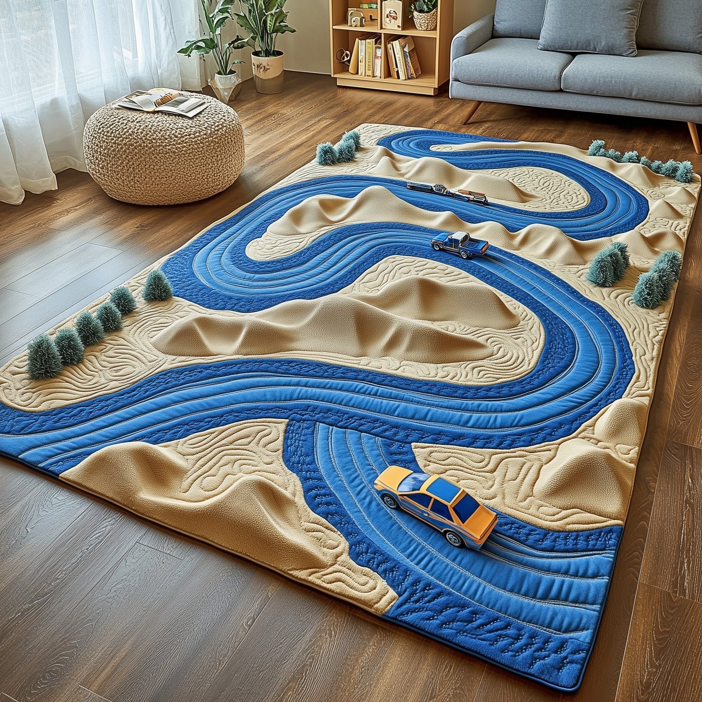 Racetrack Area Rug GFTOHD10989