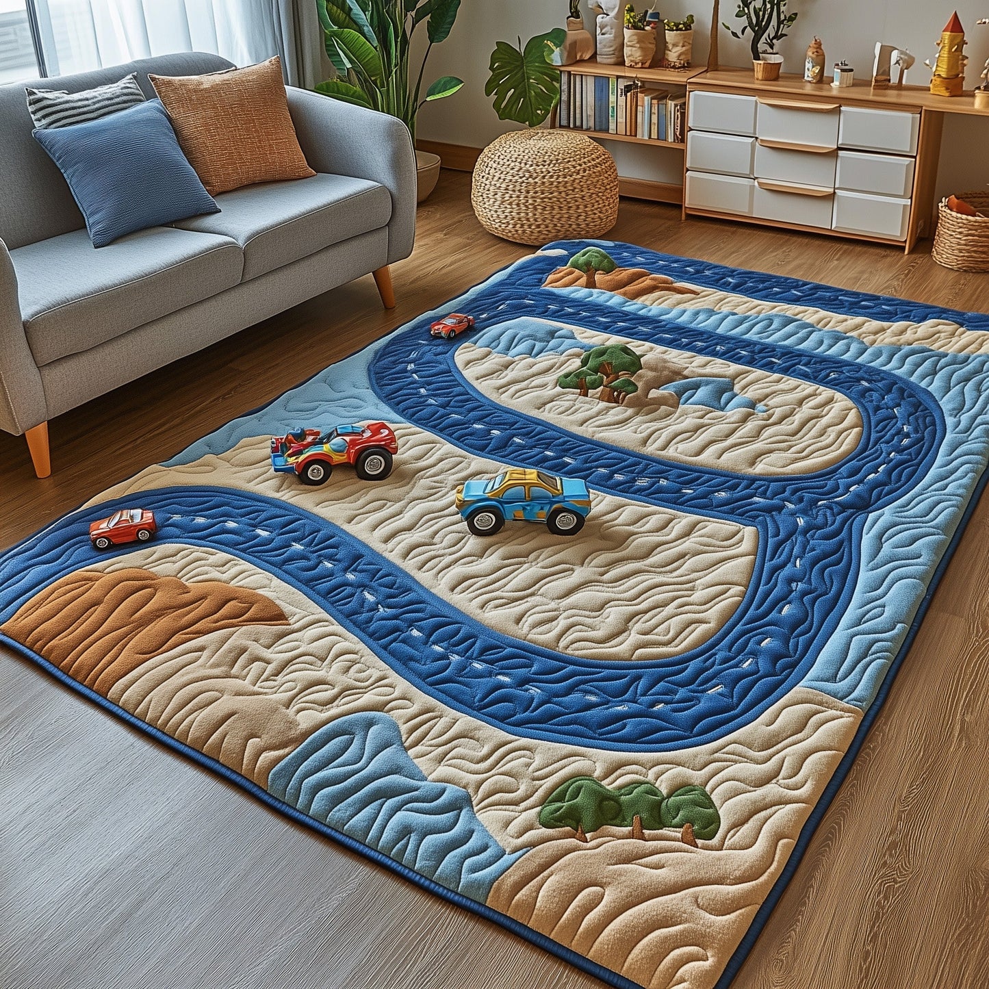 Racetrack Area Rug GFTOHD10990
