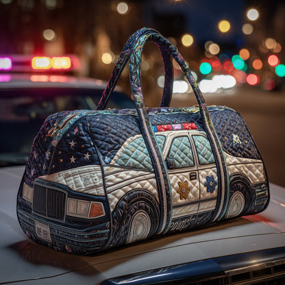 Police Car Quilted Duffle Bag GFTOHD10996