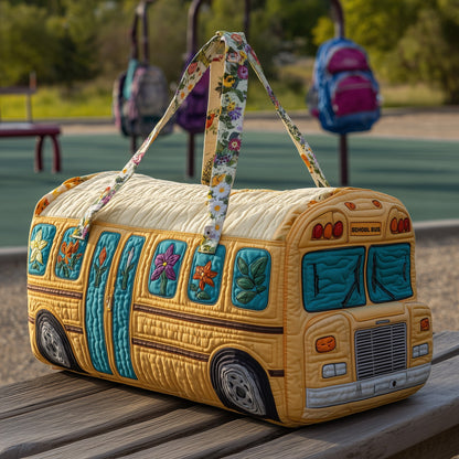 School Bus Quilted Duffle Bag GFTOHD10998
