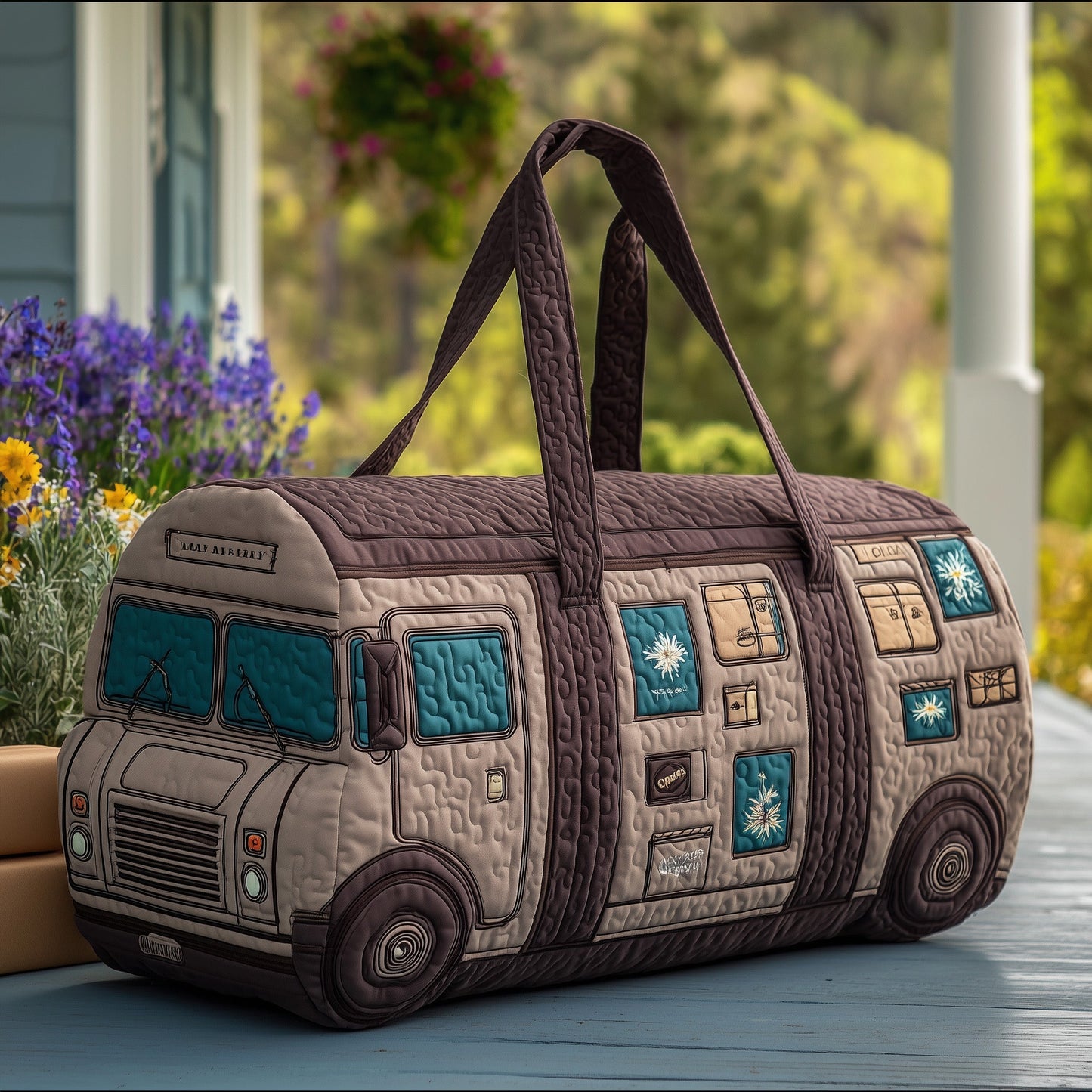 Delivery Truck Quilted Duffle Bag GFTOHD11001