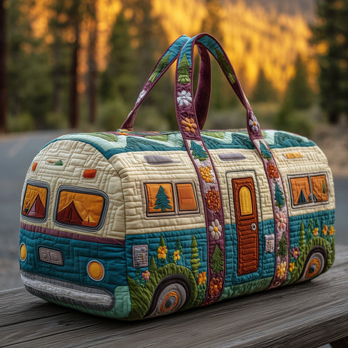 Camper Van Quilted Duffle Bag GFTOHD11002