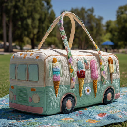 Ice Cream Truck Quilted Duffle Bag GFTOHD11006