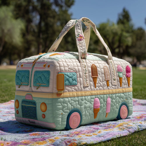 Ice Cream Truck Quilted Duffle Bag GFTOHD11007
