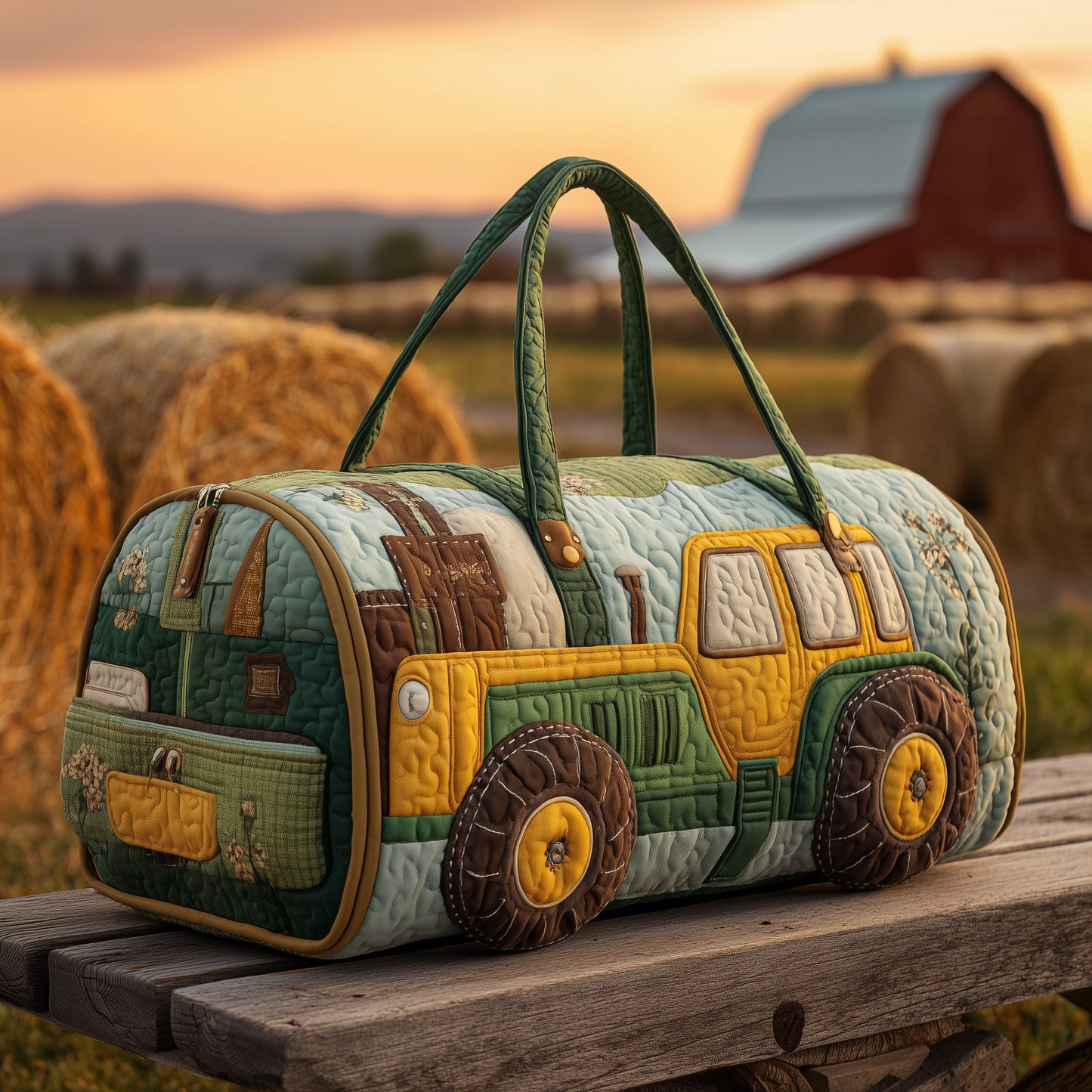 Tractor Quilted Duffle Bag GFTOHD11012