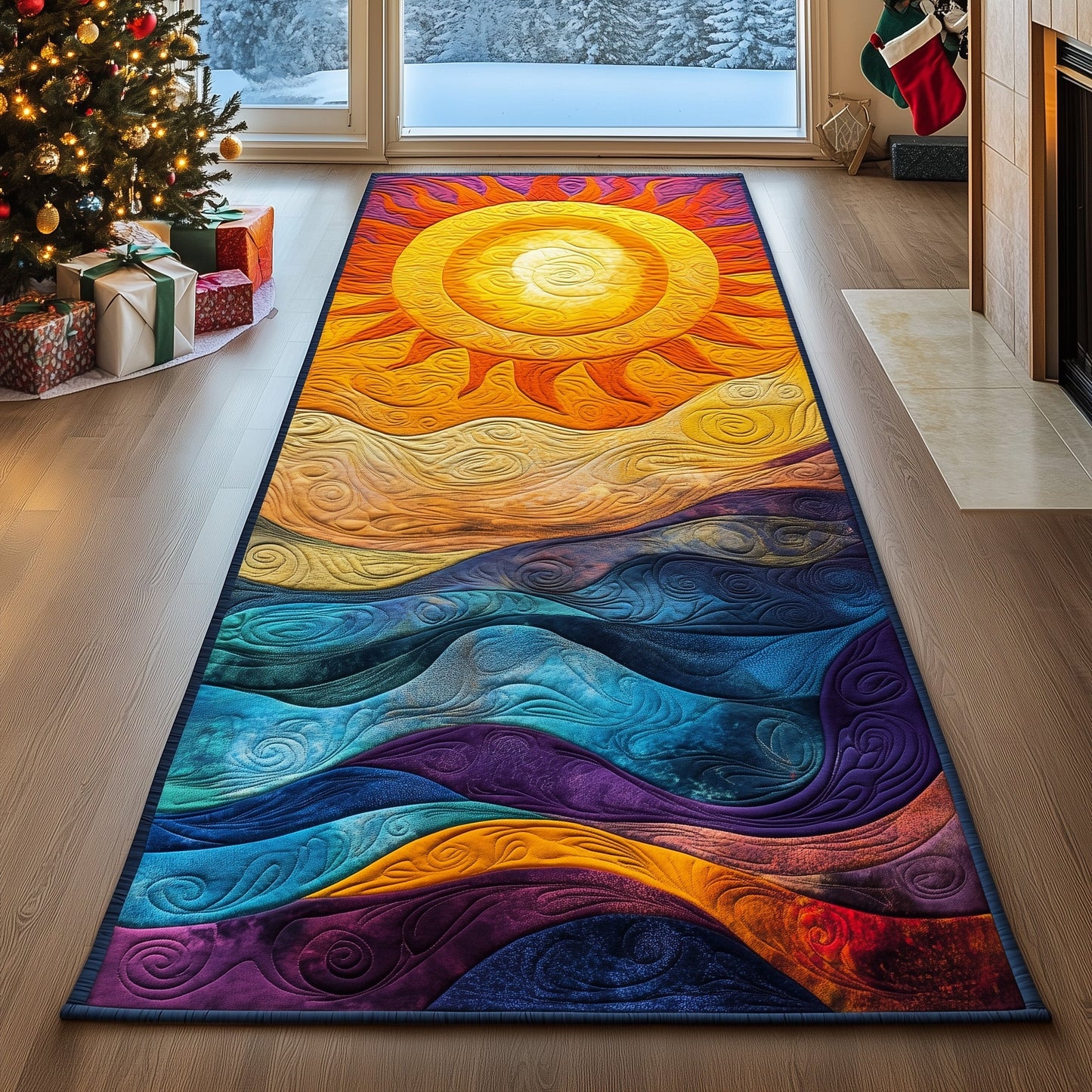Hippie Sun Runner Rug GFTOHD11018