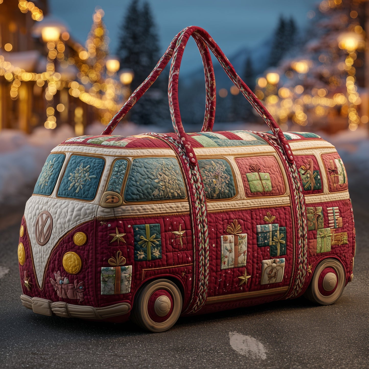 Christmas Van Quilted Duffle Bag GFTOHD11030
