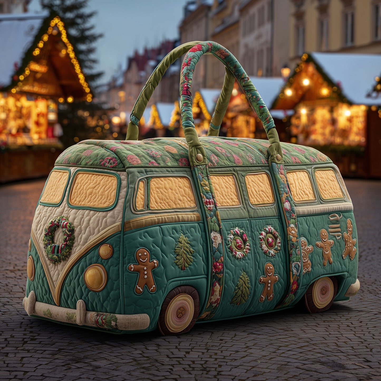 Christmas Van Quilted Duffle Bag GFTOHD11034