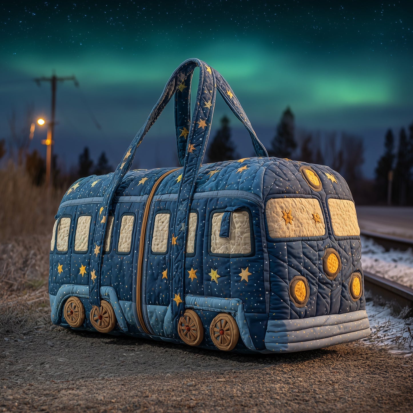 Polar Express Van Quilted Duffle Bag GFTOHD11035