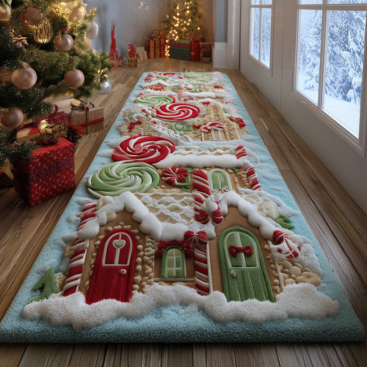 Snow Village Runner Rug GFTOHD11044