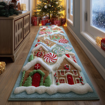 Snow Village Runner Rug GFTOHD11045