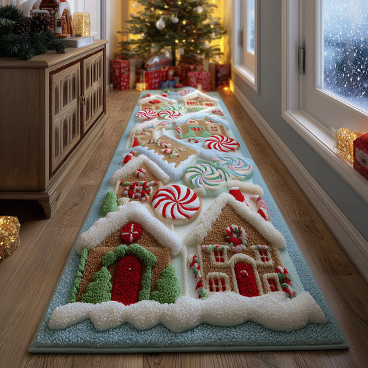 Snow Village Runner Rug GFTOHD11045