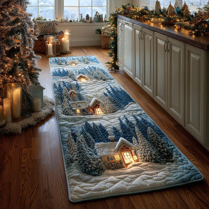 Snow Village Runner Rug GFTOHD11046