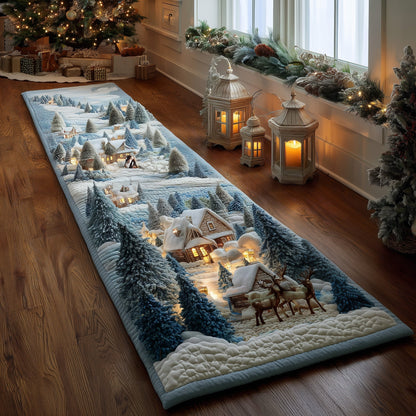 Snow Village Runner Rug GFTOHD11047