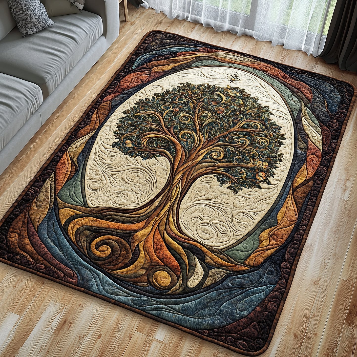 Tree Of Life Area Rug GFTOHD11055
