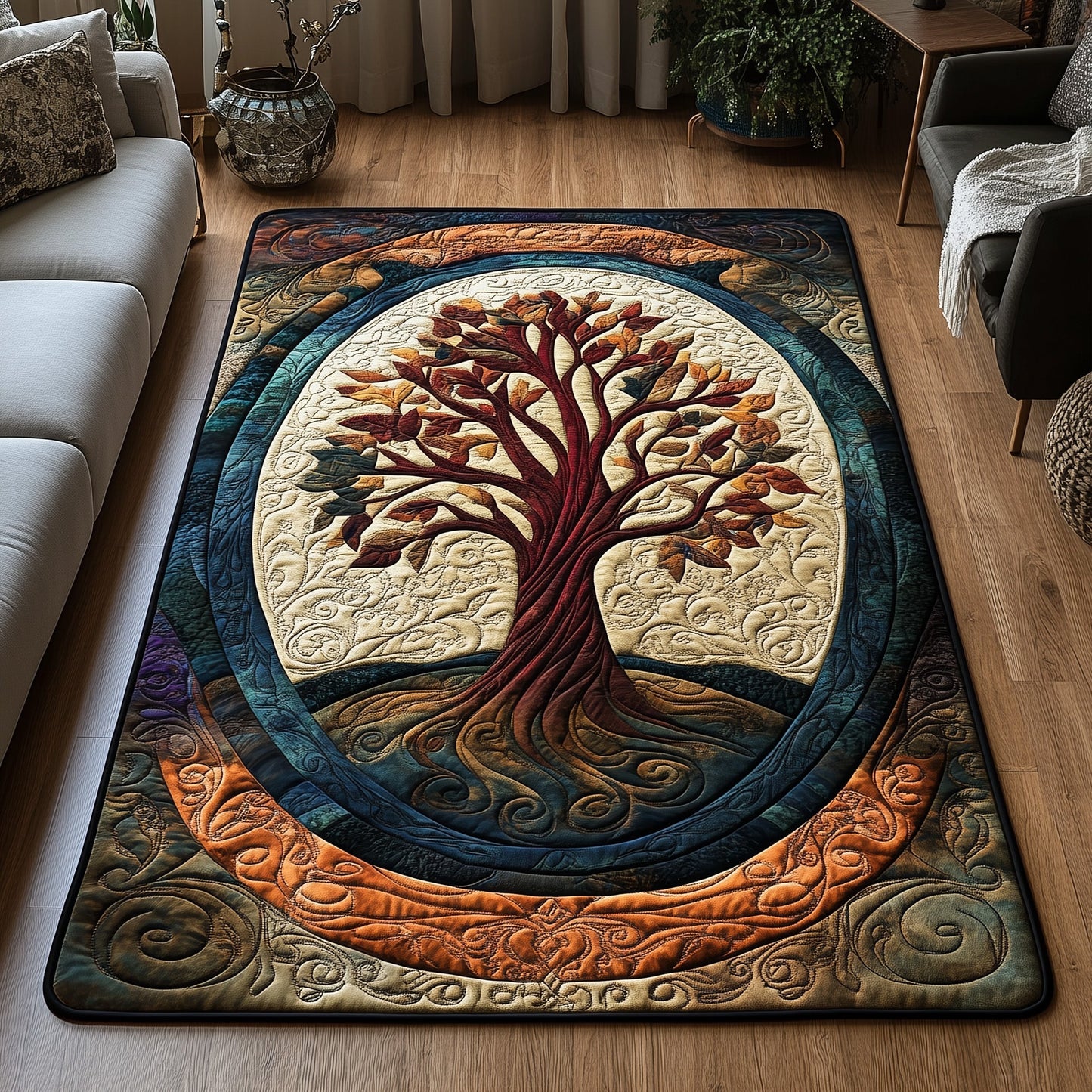Tree Of Life Area Rug GFTOHD11056