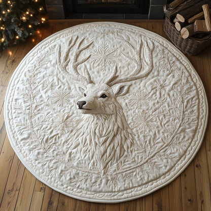 Enchanted Deer Quilted Round Mat GFTOHD11135