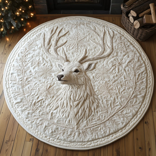Enchanted Deer Quilted Round Mat GFTOHD11135