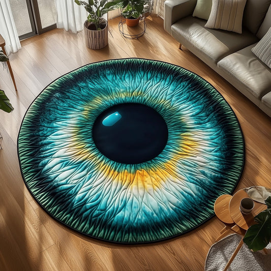 Mystical Eye Vortex Quilted Round Mat GFTOHD11151