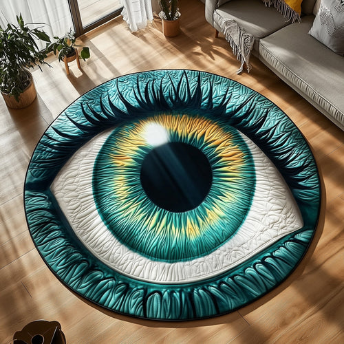 Mystical Eye Vortex Quilted Round Mat GFTOHD11152