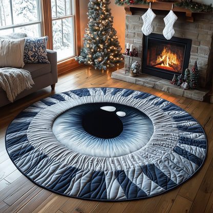 Deep Dream Eyes Quilted Round Mat GFTOHD11154