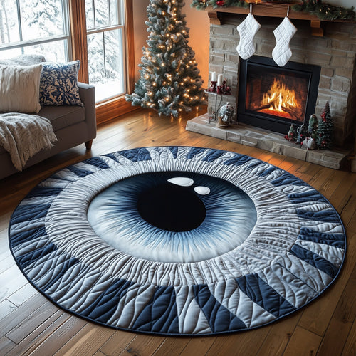 Deep Dream Eyes Quilted Round Mat GFTOHD11154