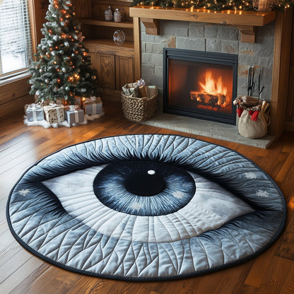 Deep Dream Eyes Quilted Round Mat GFTOHD11155