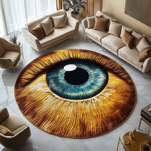 Infinity Eyes Quilted Round Mat GFTOHD11156