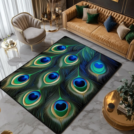 Elegant Peacock Area Rug GFTOHD11168