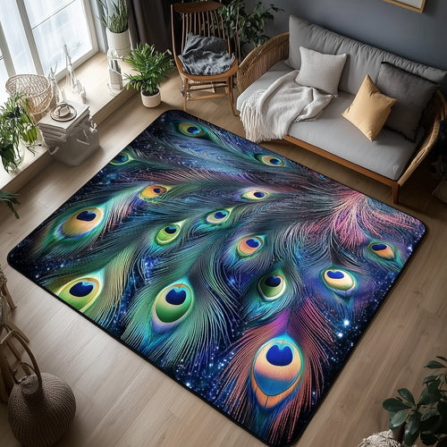 Elegant Peacock Area Rug GFTOHD11169