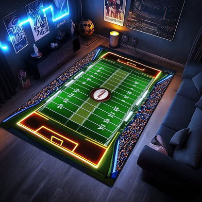 American Football Stadium Area Rug GFTOHD11172