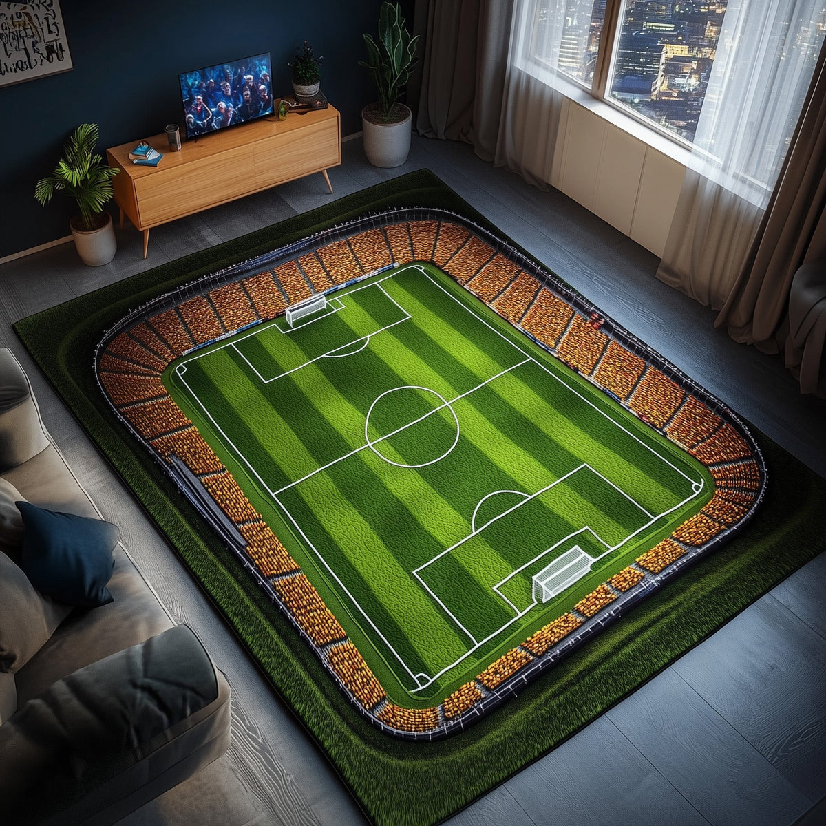 Patchique Rugs Soccer Stadium Area Rug GFTOHD11182 – Patchique Store
