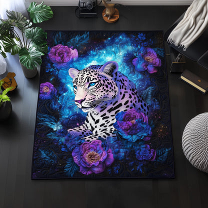 Elegant White Leopard Area Rug GFTOHD11191