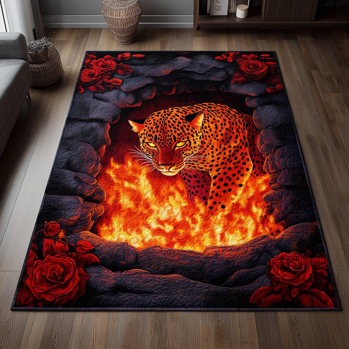 Patchique Rugs The Fiery Hunter Area Rug GFTOHD11195 – Patchique Store