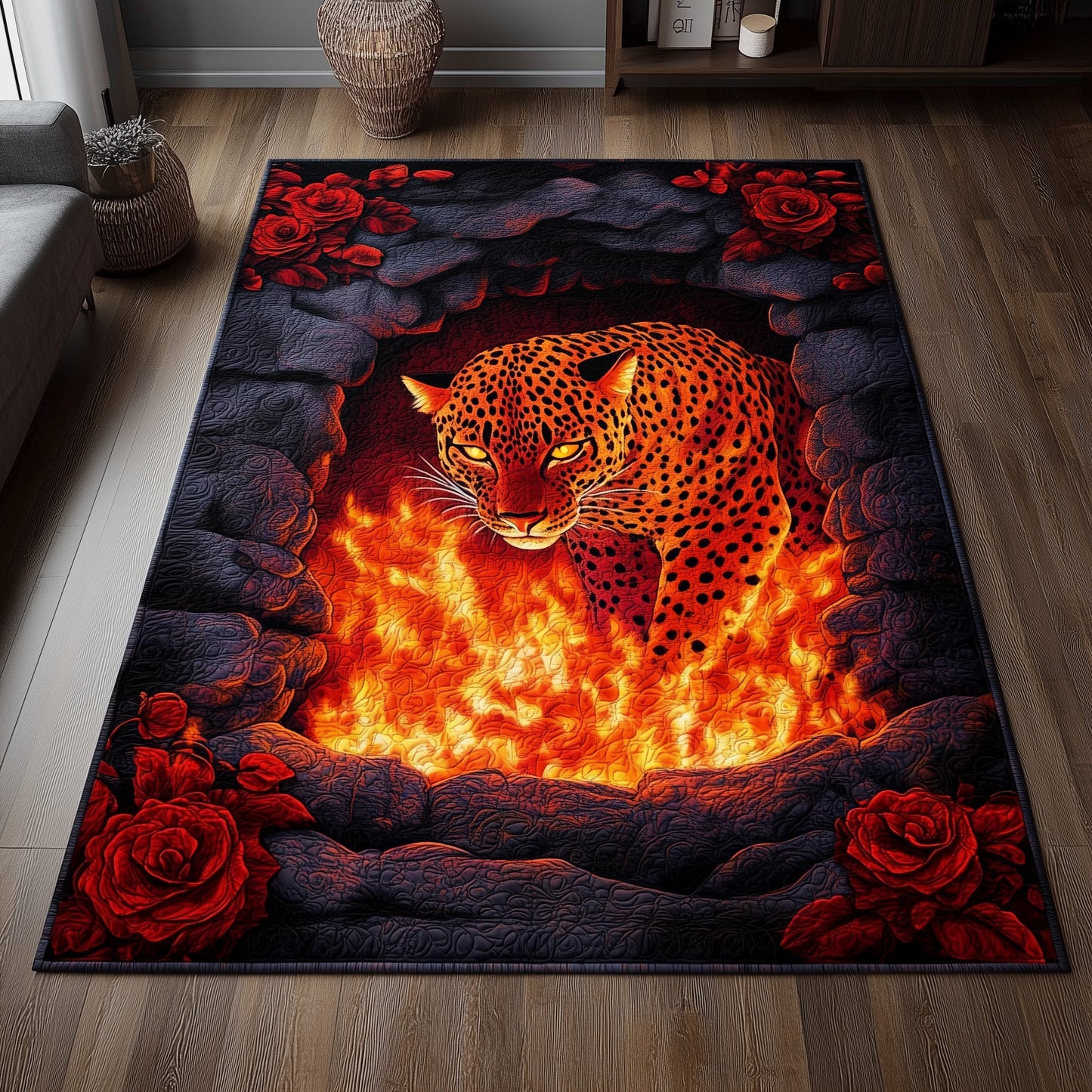 The Fiery Hunter Area Rug GFTOHD11195