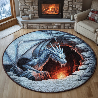 Majestic Dragon Quilted Round Mat GFTOHD11214