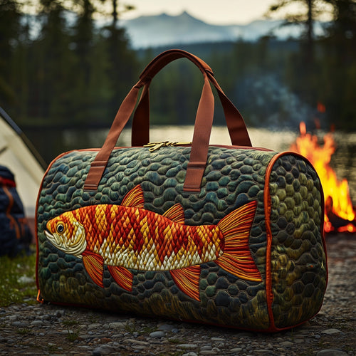 Fishing Moment Quilted Duffle Bag GFTOHD11225