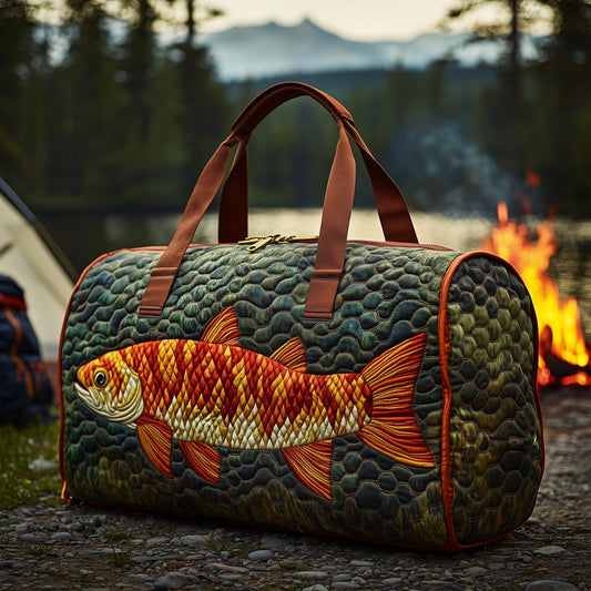 Fishing Moment Quilted Duffle Bag GFTOHD11225