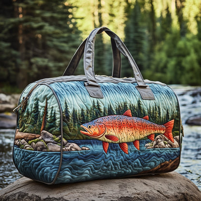 Fishing Moment Quilted Duffle Bag GFTOHD11228