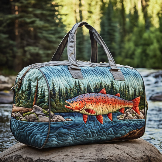 Fishing Moment Quilted Duffle Bag GFTOHD11228